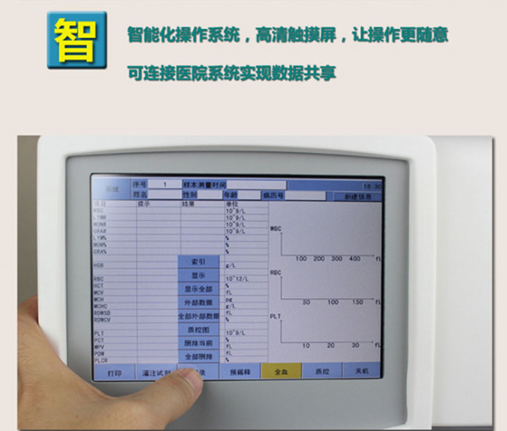 血细胞分析仪细节图